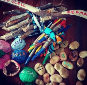 Crea jocs amb elements naturals